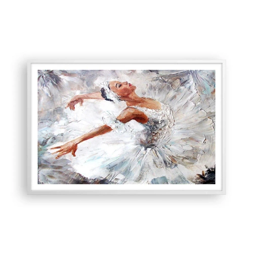 Plagát v bielom ráme - Jemná a ľahká ako tyl - 91x61 cm