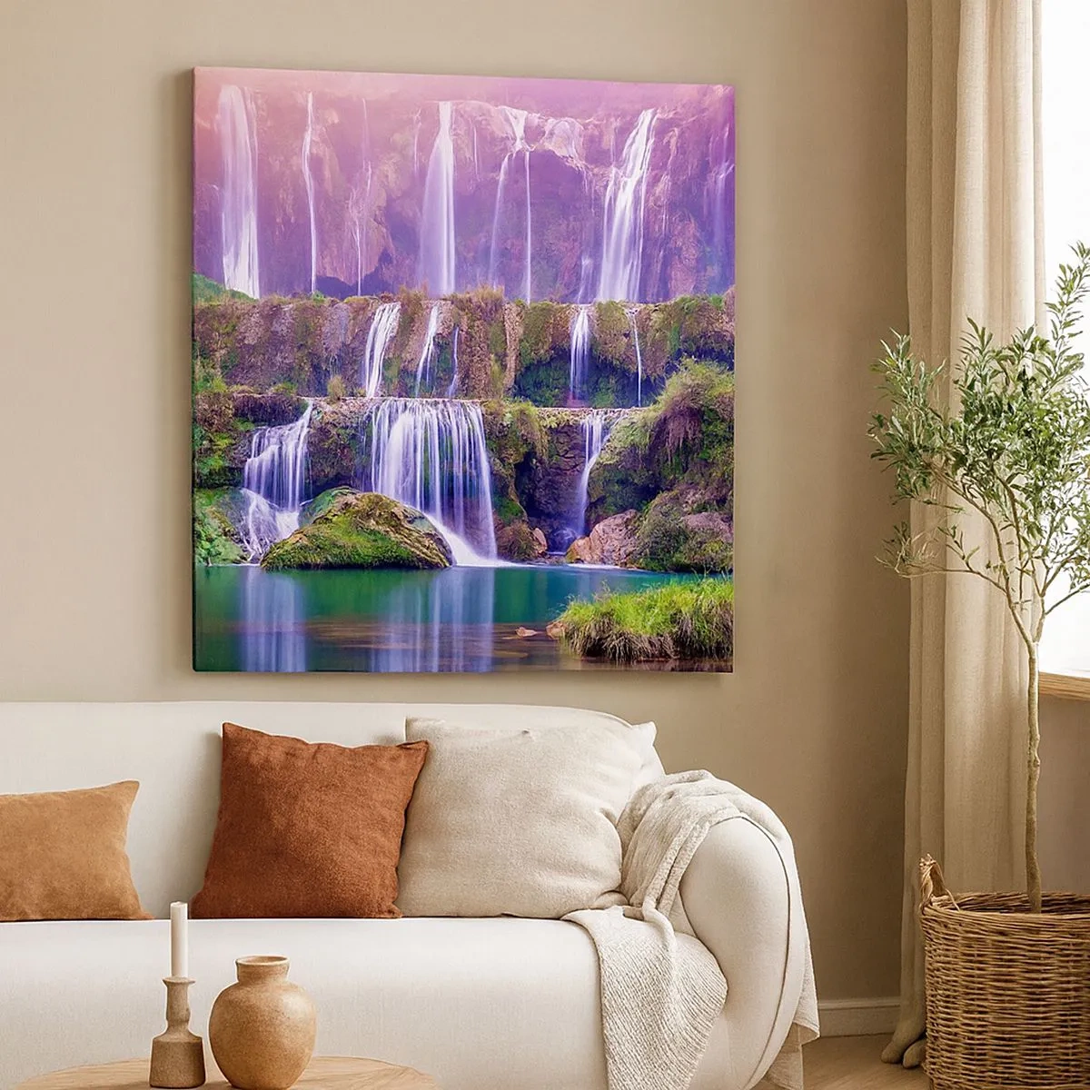 Obraz na plátne - Schody do neba - 30x30 cm