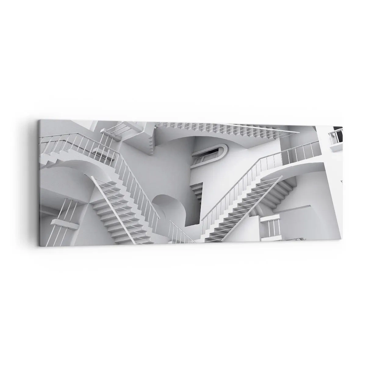 Obraz na plátne - Paradoxy prostoru - 140x50 cm