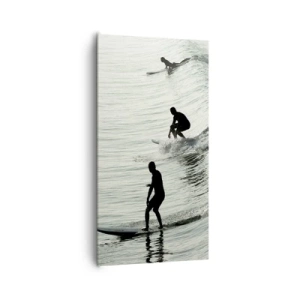 Obraz na plátne - Vlne v ústrety - 65x120 cm