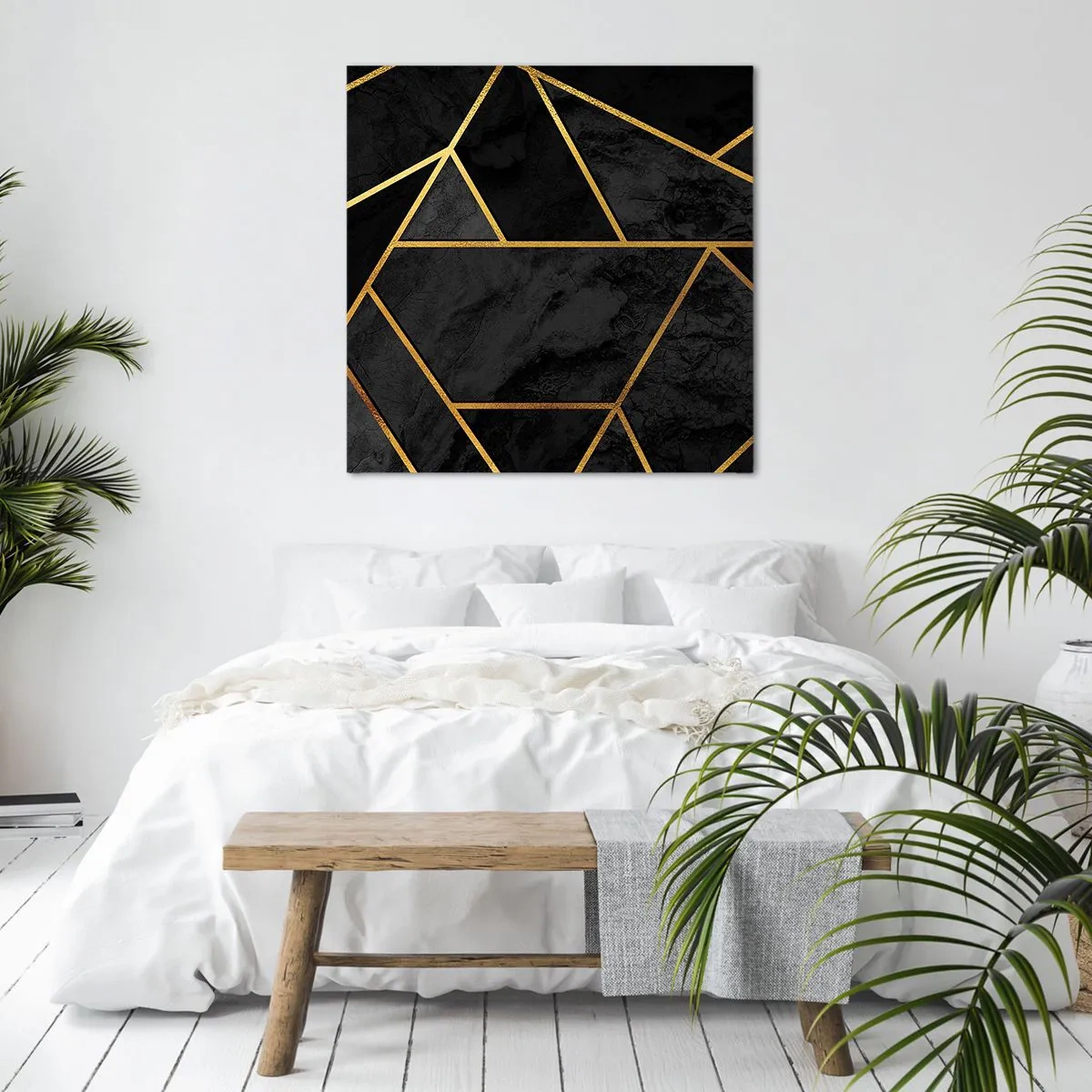 Obraz na plátne - Temnota a svetlo - 70x70 cm