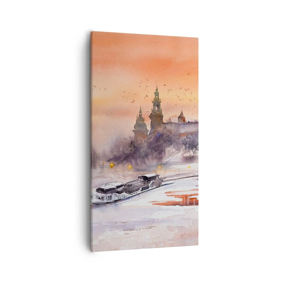 Obraz na plátne - Kráľovský západ slnka - 55x100 cm