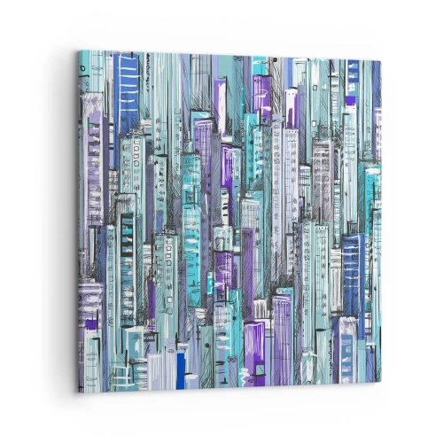 Obraz na plátne - Zmodralé od neba  - 50x50 cm