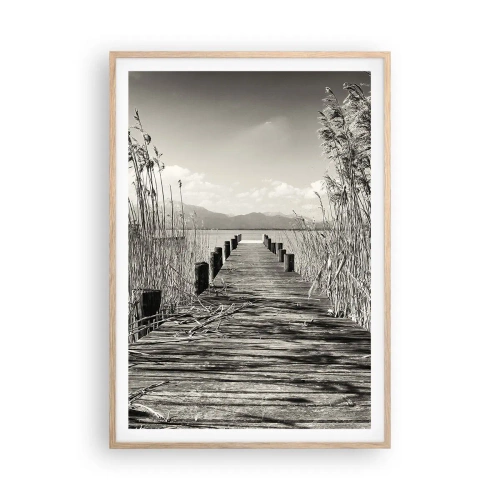Plagát v ráme zo svetlého duba - V ústraní tráv - 70x100 cm