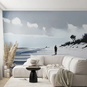 Fototapeta Premium Sand - O samote - Krajina, Pláž, Kus - 100x70 cm