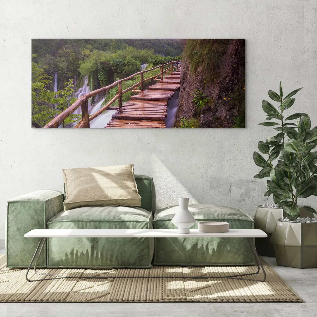 Obraz na skle - Neuveriteľná krása - 100x40 cm