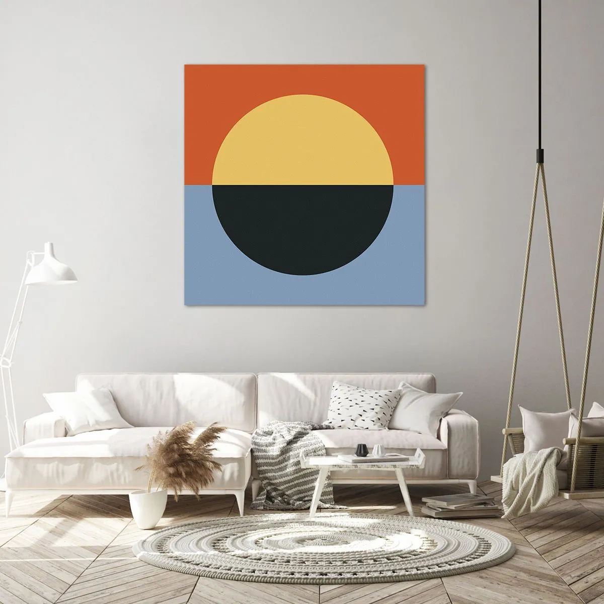 Obraz na plátne - Kompozícia tepla a chladu - 70x70 cm