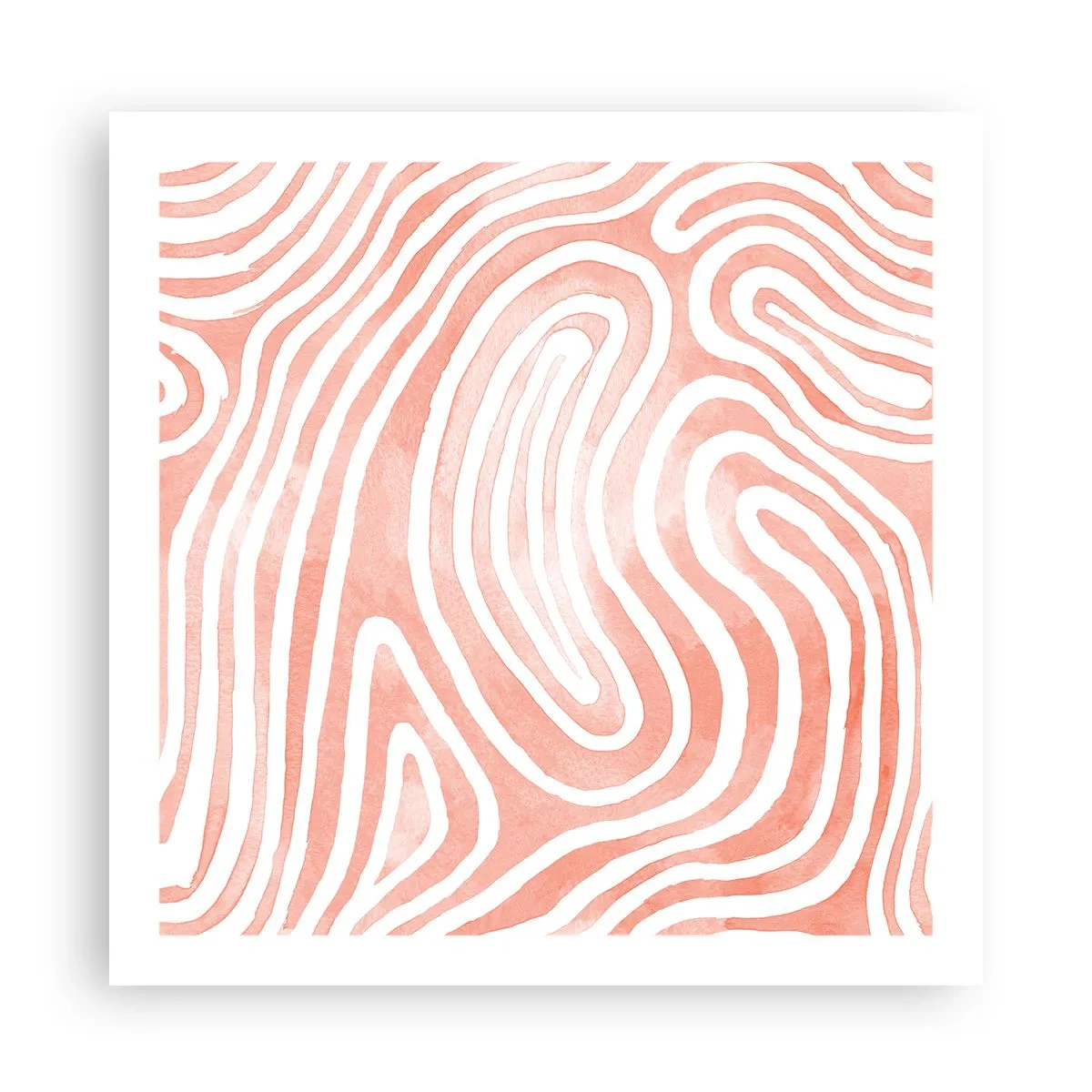 Plagát - V koralovom labyrinte - 60x60 cm