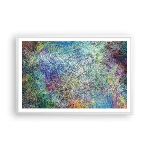 Plagát v bielom ráme - To nie je tak jednoduché - 91x61 cm