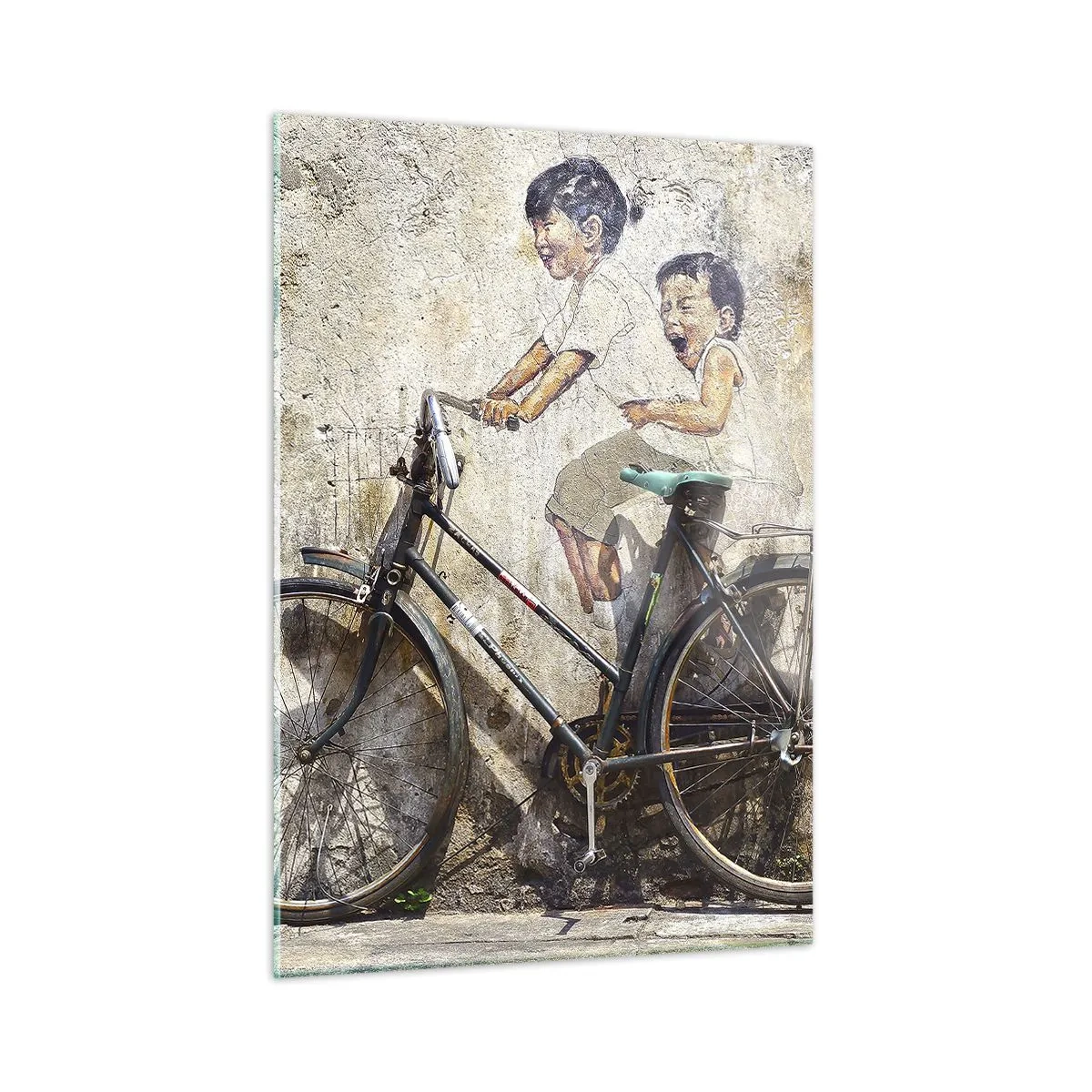 Obraz na skle - Pravda alebo klam? - 50x70 cm