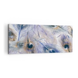 Obraz na plátne - Kompozícia pávieho oka - 120x50 cm