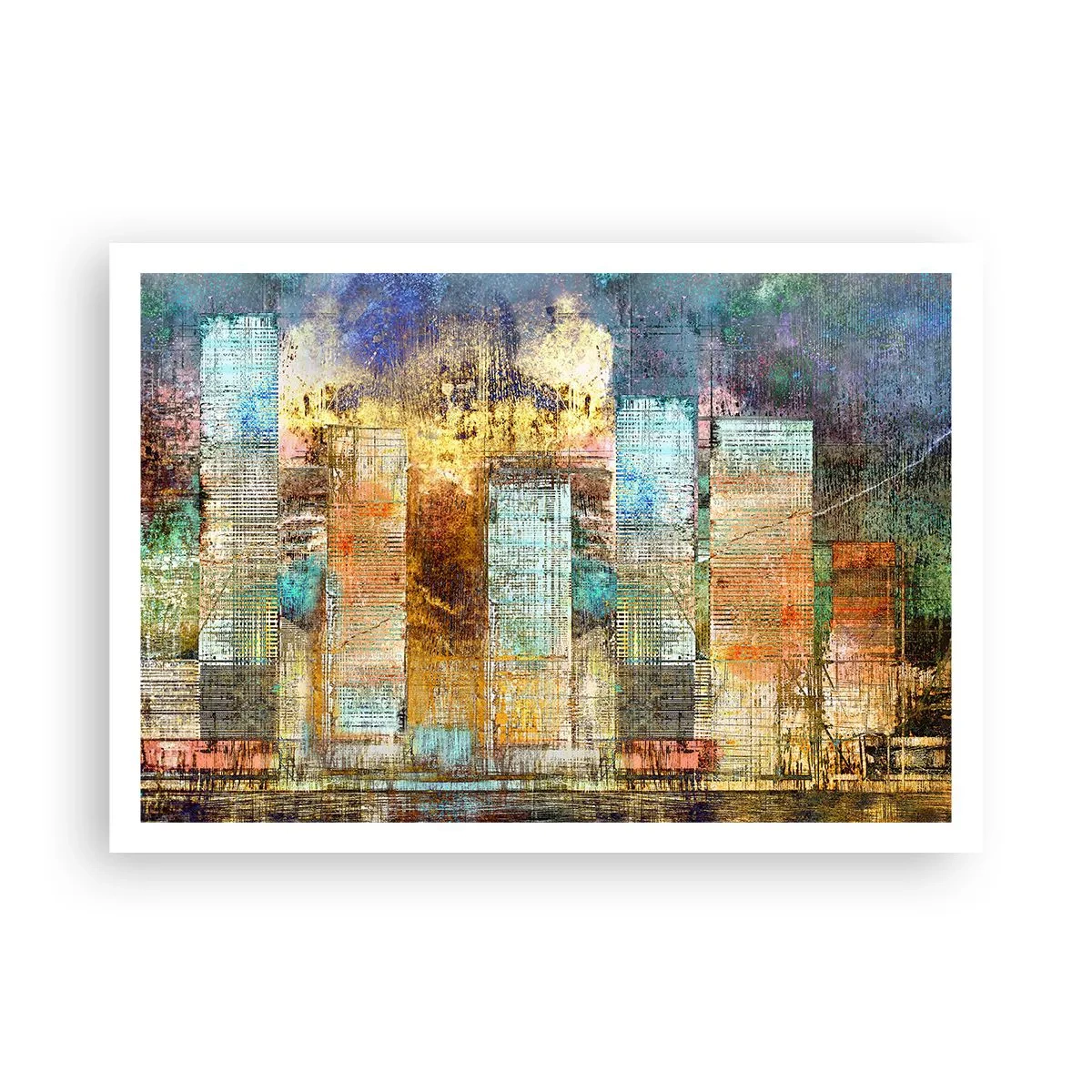 Plagát - Slnečná metropola - 100x70 cm