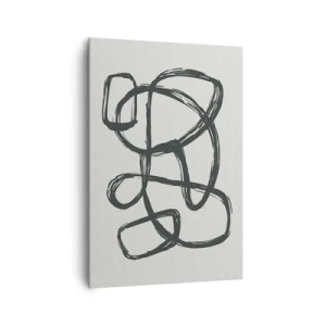 Obraz na plátne - Abstrakcie v slučke - 70x100 cm