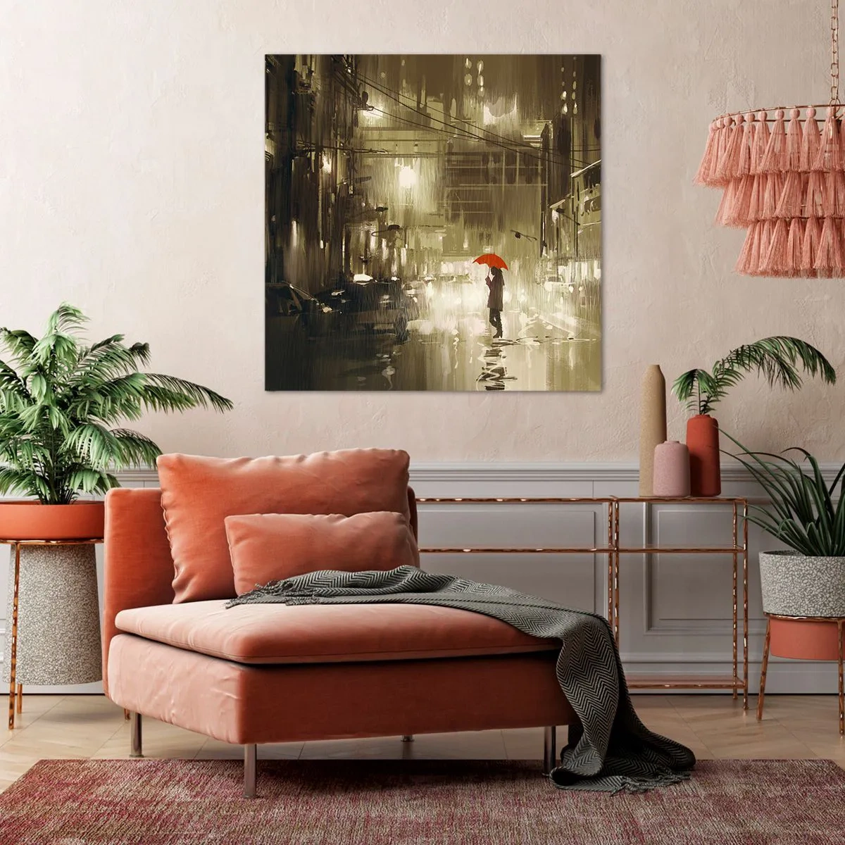 Obraz na plátne - Sama, ale nie osamelá - 70x70 cm
