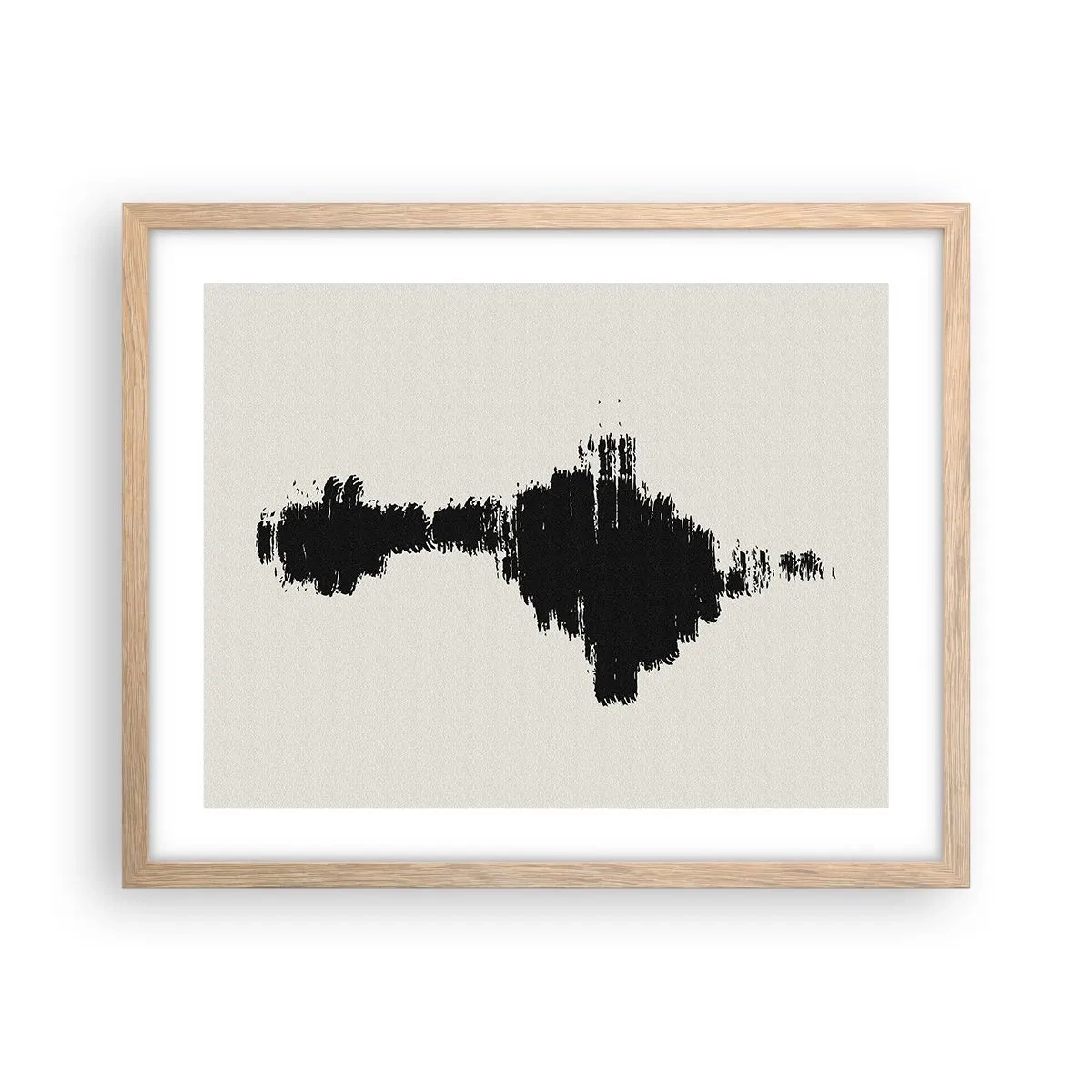 Plagát v ráme zo svetlého duba - Vibrácie predstavivosti - 50x40 cm