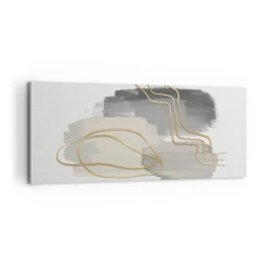 Obraz na plátne - Trvanie a pohyb - 100x40 cm