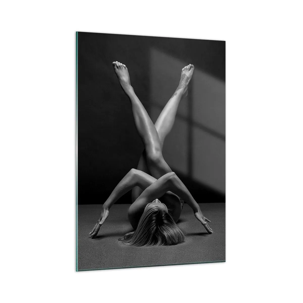 Obraz na skle - Geometria nahoty - 50x70 cm