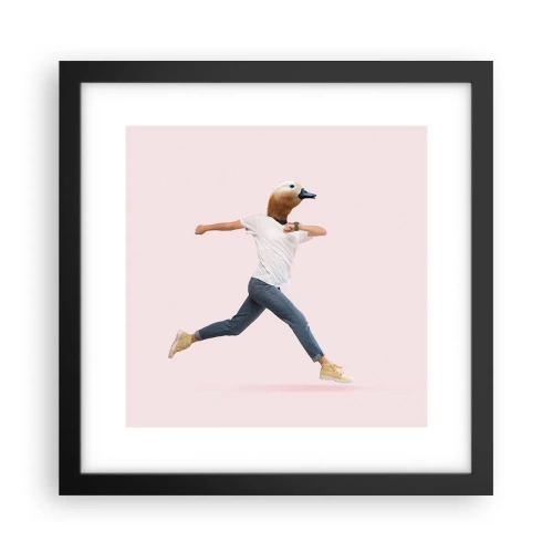 Plagát v čiernom ráme - Štipka absurdity - 30x30 cm