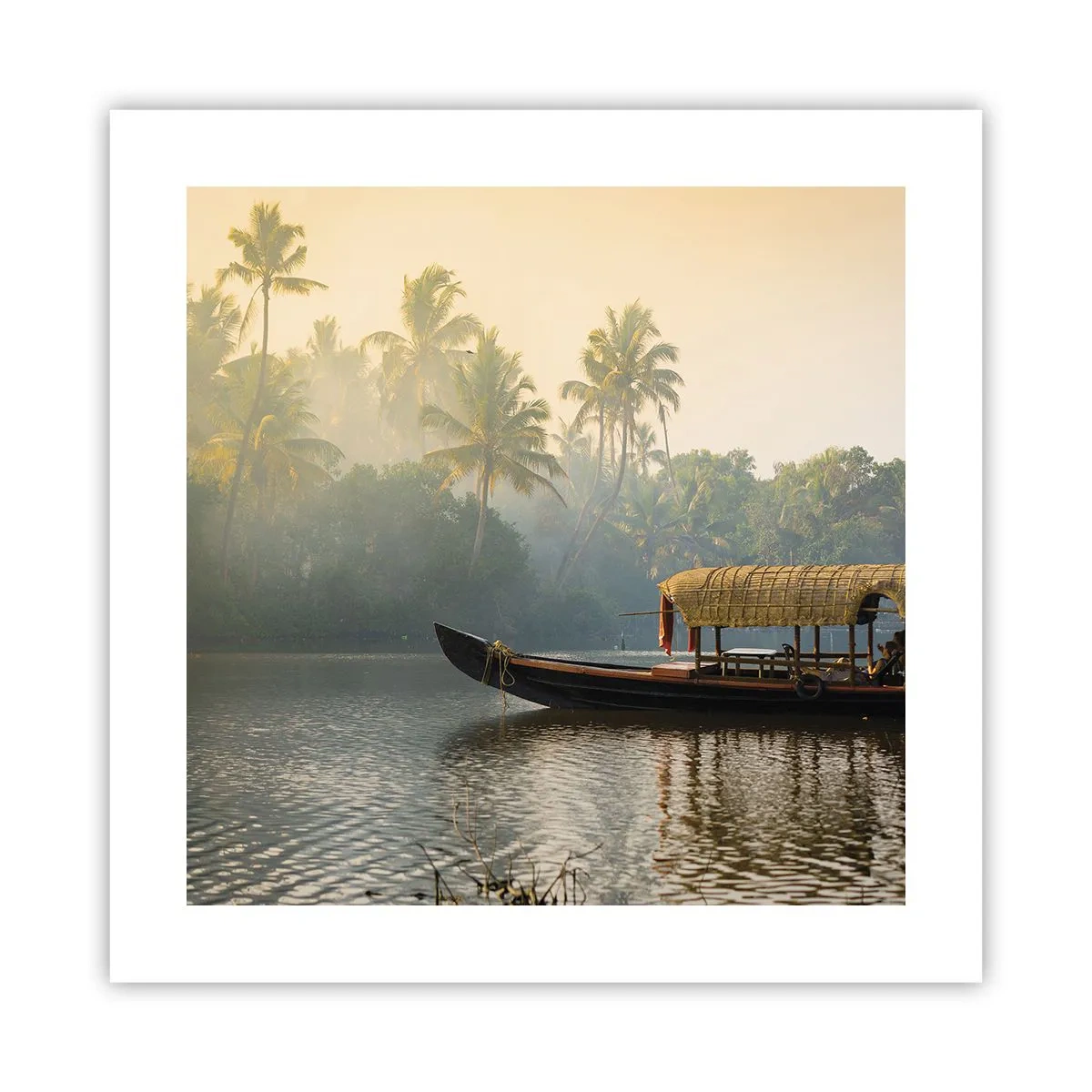 Plagát - Dom na rieke - 40x40 cm