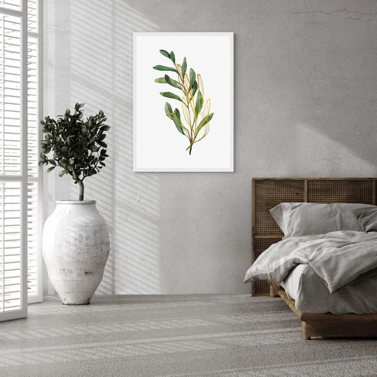 Plagát v bielom ráme - Všetko, čo je dobré - 70x100 cm