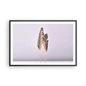 Plagát v čiernom ráme - Proti ničote - 91x61 cm