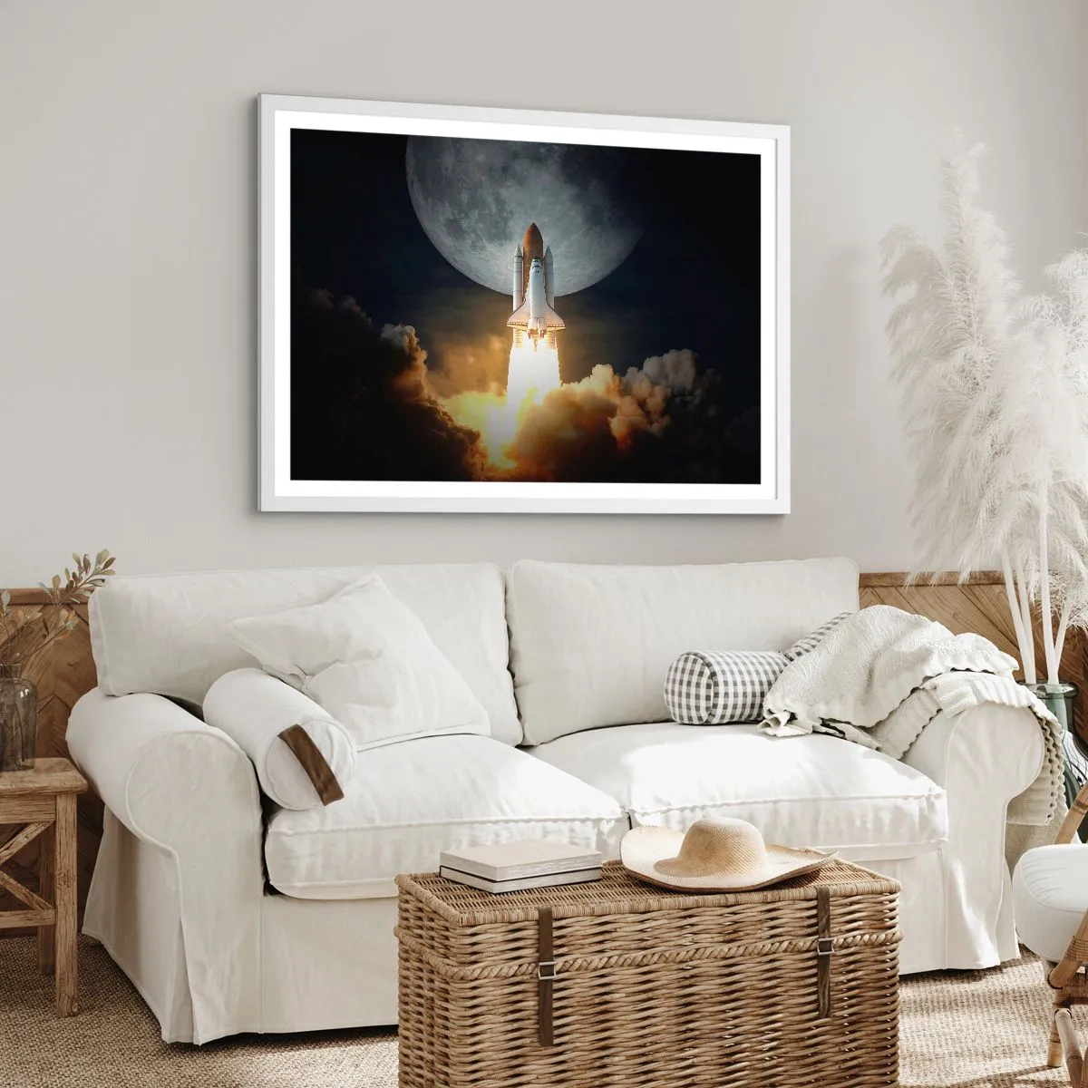 Plagát v bielom ráme - Začiatok nadprirodzeného dobrodružstva - 70x50 cm