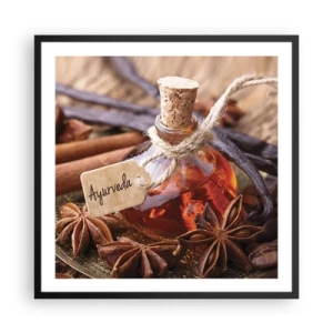 Plagát v čiernom ráme - K jednote tela a ducha - 60x60 cm