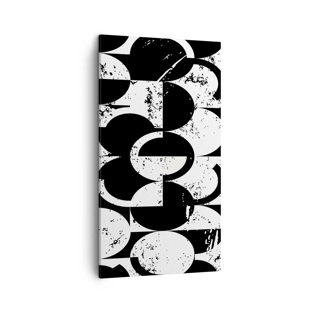 Obraz na plátne - Biele je biele a čierne čierne - 45x80 cm