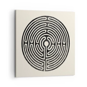 Obraz na plátne - Tajomný poriadok - 60x60 cm