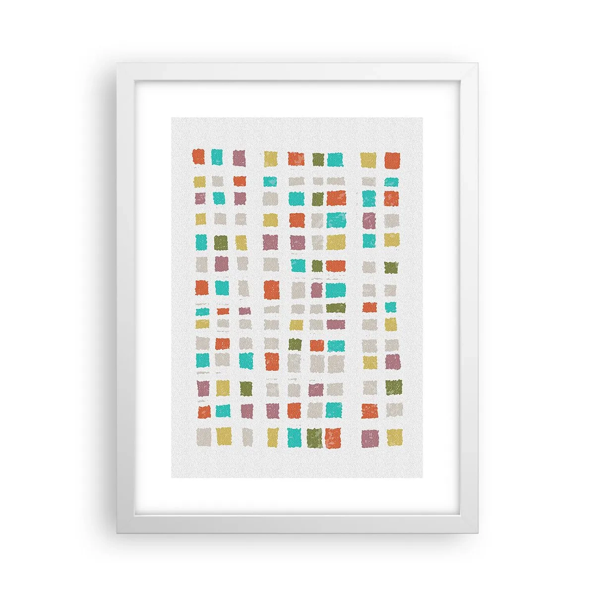 Plagát v bielom ráme - Neznáma hra - 30x40 cm