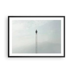 Plagát v čiernom ráme - Povzniesť sa nad to - 70x50 cm