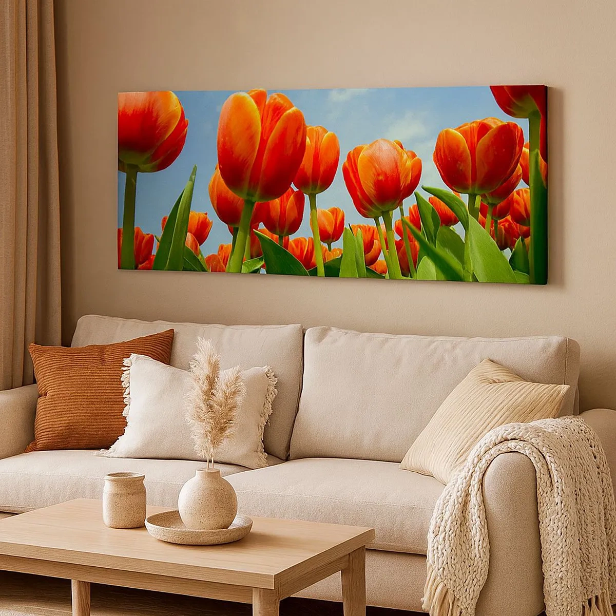 Obraz na plátne - Okrem blankytného neba nič v živote nepotrebujú - 100x40 cm