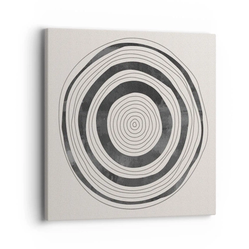 Obraz na plátne - Dôležité je to, čo je uprostred - 40x40 cm