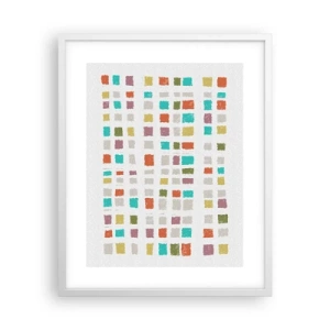 Plagát v bielom ráme - Neznáma hra - 40x50 cm