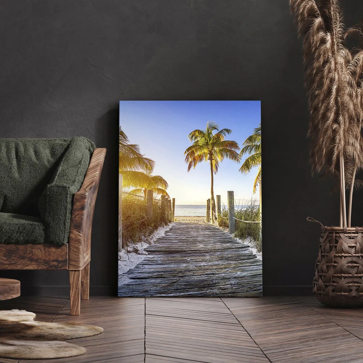 Obraz na plátne - Priamo do raja - 55x100 cm