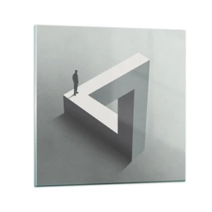 Obraz na skle - A predsa je to možné - 70x70 cm