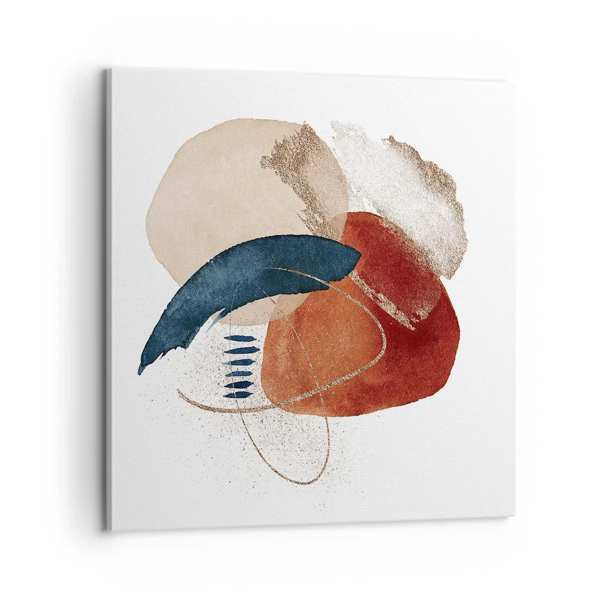 Obraz na plátne - Oválna kompozícia - 60x60 cm