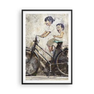 Plagát v čiernom ráme - Pravda alebo klam? - 61x91 cm