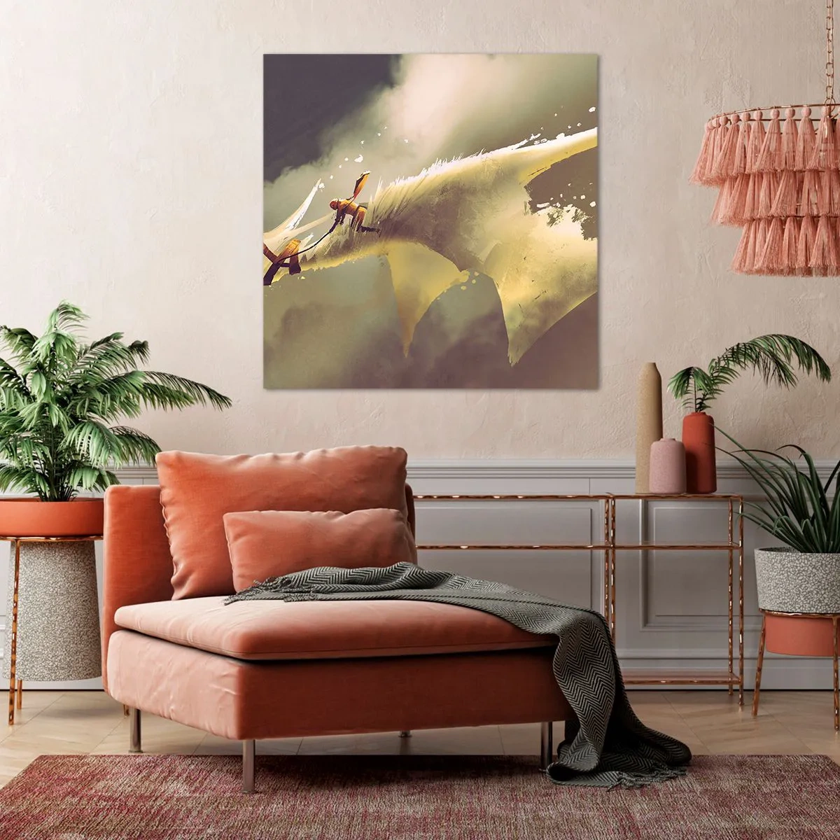 Obraz na plátne - Zachrániť svet - 30x30 cm