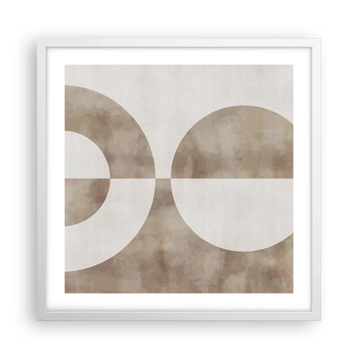 Plagát v bielom ráme - Podobnosti a rozdiely - 50x50 cm