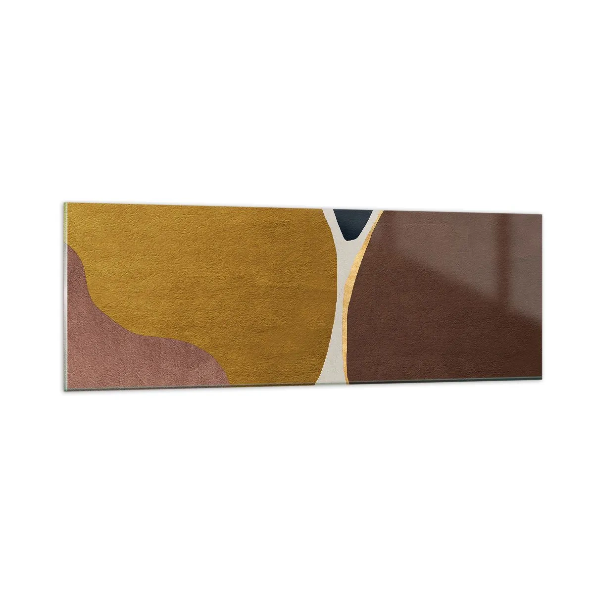 Obraz na skle - Abstrakcia – miesto v priestore - 90x30 cm