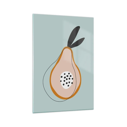 Obraz na skle - Prenikanie do podstaty vecí - 70x100 cm