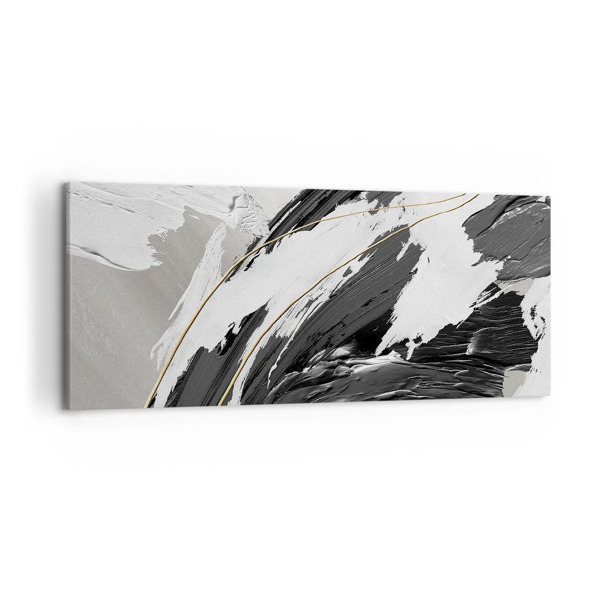 Obraz na plátne - Veľkorysá abstrakcia - 120x50 cm