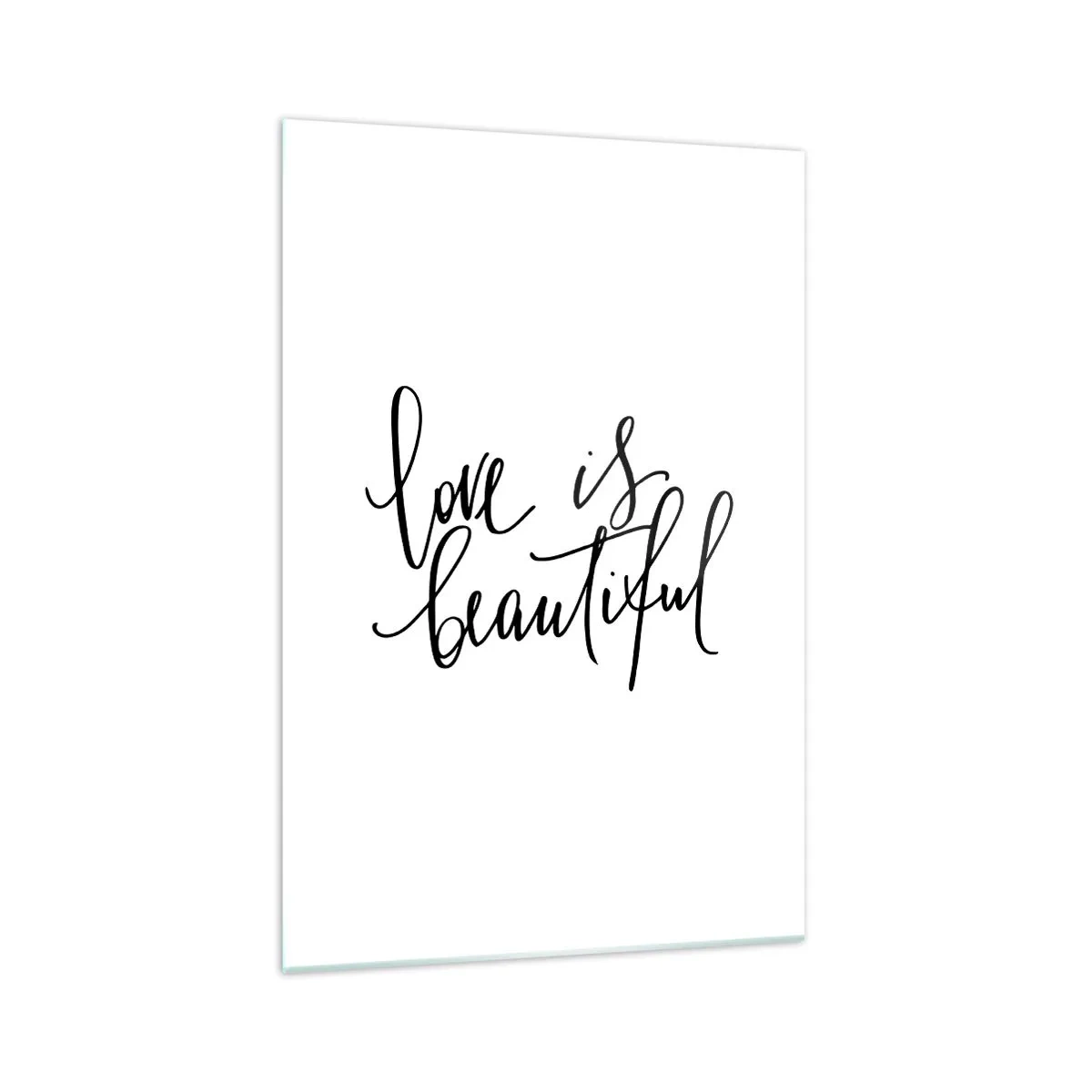 Obraz na skle - Prečítaj a zopakuj - 70x100 cm