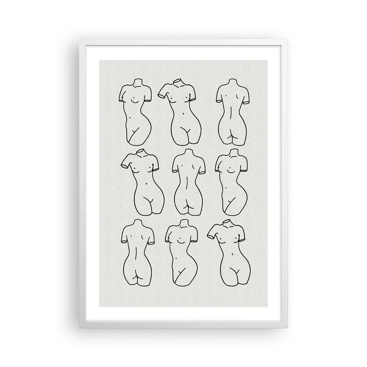 Plagát v bielom ráme - Iba Venuša - 50x70 cm