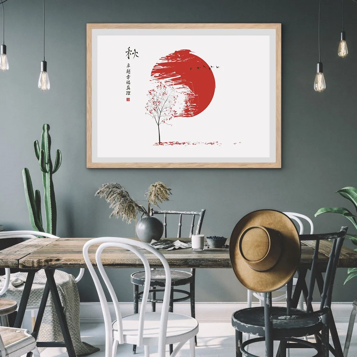 Plagát v ráme zo svetlého duba - Poznáte túto krajinu? - 100x70 cm