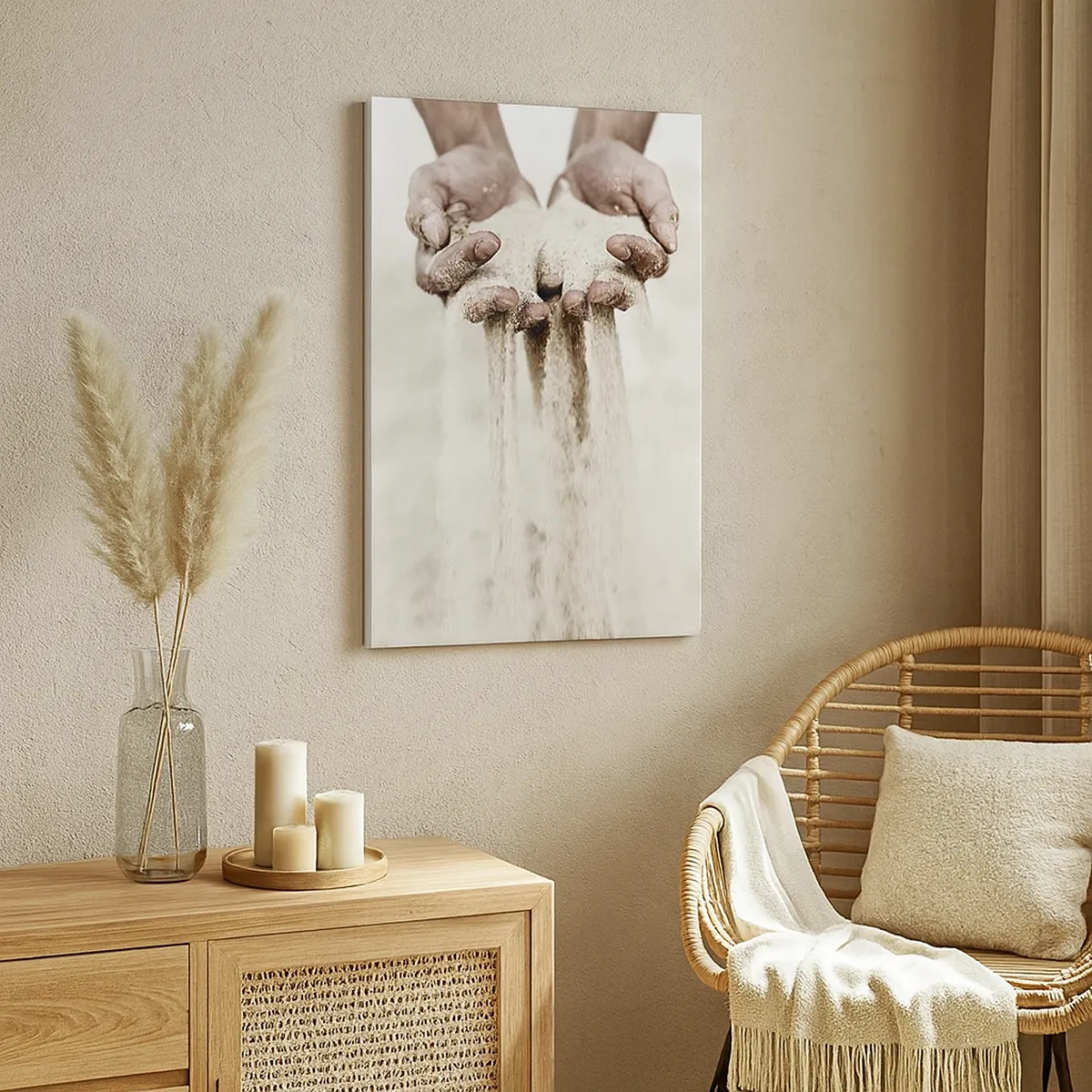 Obraz na plátne - Týmito rukami… - 50x70 cm