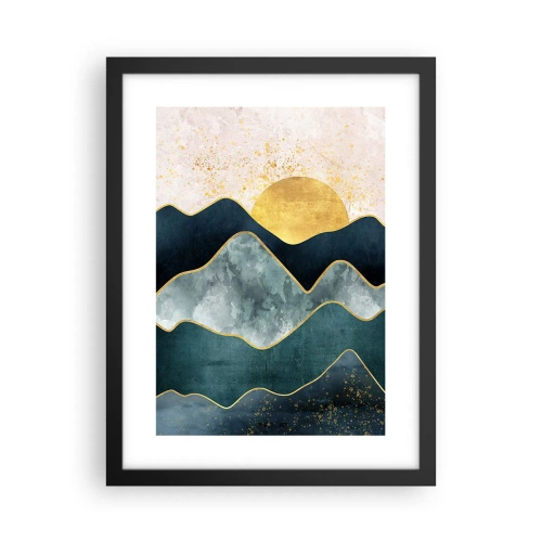 Plagát v čiernom ráme - Za siedmimi horami - 30x40 cm
