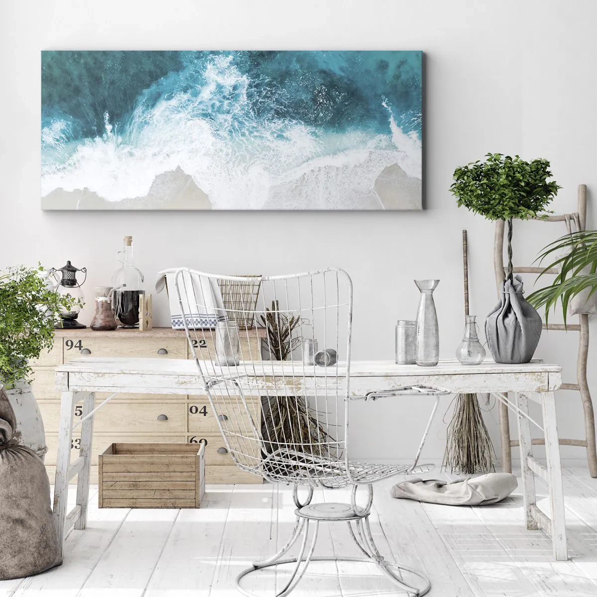 Obraz na plátne - Prirodzené pohladenie - 160x50 cm