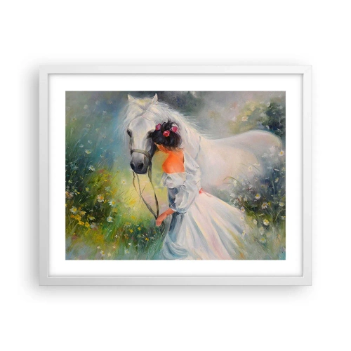 Plagát v bielom ráme - Ako z krásneho sna - 50x40 cm